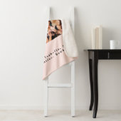 Freunde für immer BESTE FREUNDIN Rose Gold Rose Fo Sherpadecke (Beispiel)