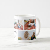 Freunde für immer Foto Collage Geschenk für BESTE Kaffeetasse (VorderseiteRechts)