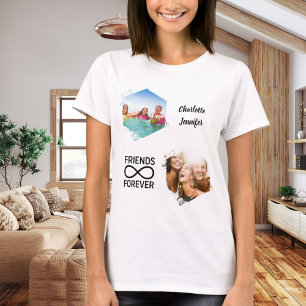 Freunde für immer Foto-Namen T-Shirt