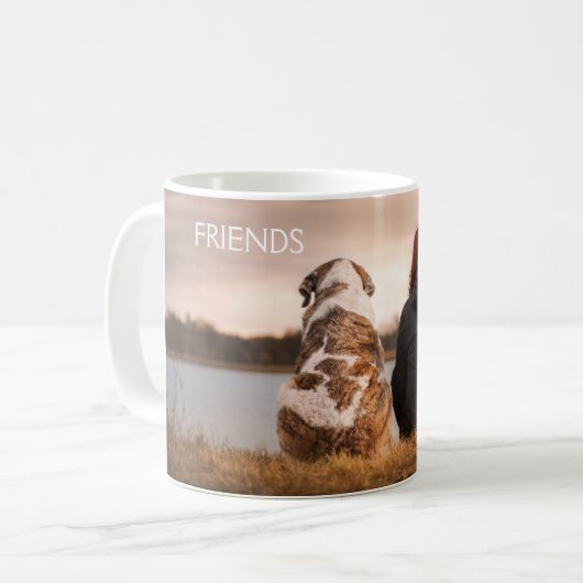 Freunde für immer kaffeetasse (Vorderseite Links)