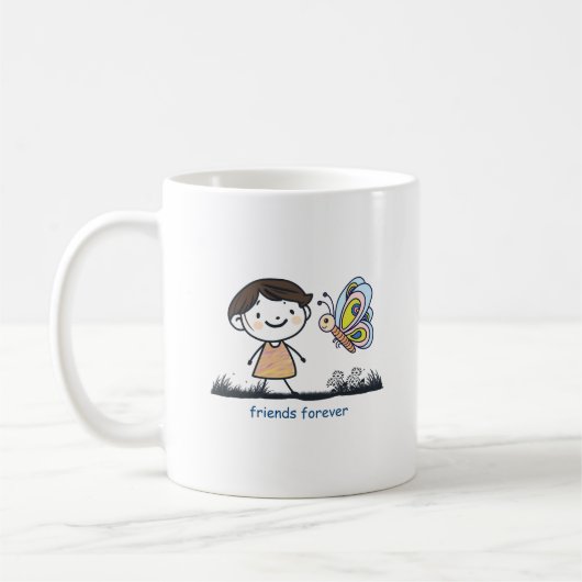 Freunde für immer kaffeetasse (Links)