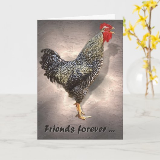 Freunde für immer. karte (Gelbe Blume)