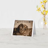 Freunde für immer karte (Gelbe Blume)