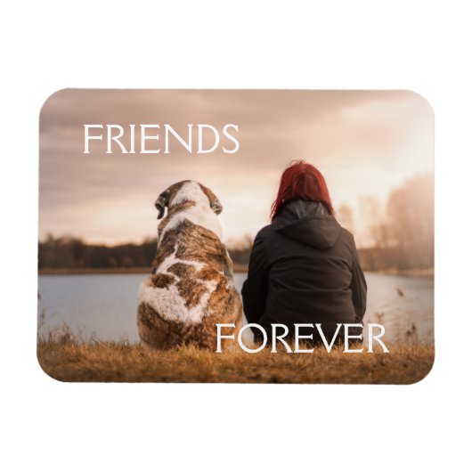 Freunde für immer magnet (Horizontal)