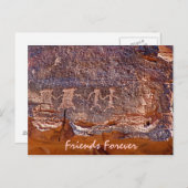 Freunde für immer postkarte (Vorne/Hinten)