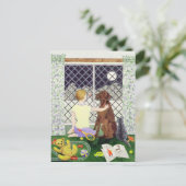 Freunde für immer postkarte (Stehend Vorderseite)