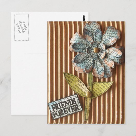 Freunde für immer Postkarte (Vorne/Hinten)