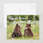 Freunde für immer Postkarte (Vorne/Hinten)