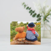 Freunde für immer postkarte (Stehend Vorderseite)