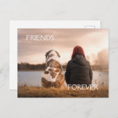 Freunde für immer postkarte (Vorne/Hinten)