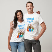 Freunde für immer schöne Kunstwerke T-Shirt (Unisex)