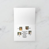 Freunde für immer und immer geklappte Grußkarte Karte (Innenseite)