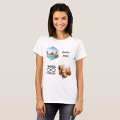 Freunde für immer unendliche Namen von Fotos T-Shirt (Vorne ganz)