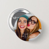 Freunde für immer | Upload Foto Add names class of Button (Vorne & Hinten)