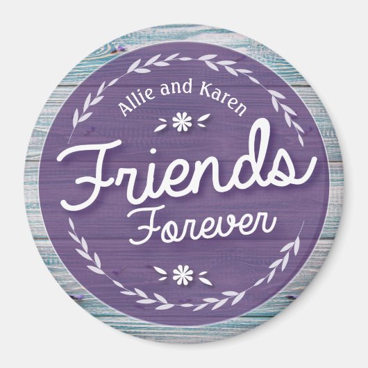 Freunde für immer wahren magnet (Vorne)