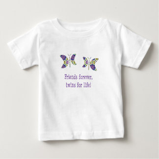 Freunde für immer zweifache Gewinne für das Leben Baby T-shirt