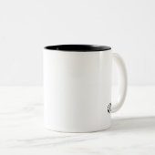 Freunde für immer zweifarbige tasse (VorderseiteRechts)