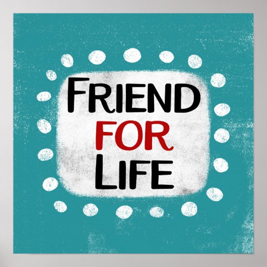 Freunde für Life Poster Wall Art (Vorne)