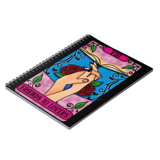 Freunde für Lover Tarot-Notebook Notizblock (Linke Seite)
