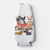 Freunde Furever Hunde Welpen Flaschenkühler (Vorderseite)