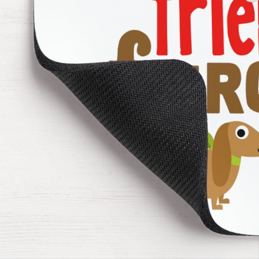 Freunde Furever Hunde Welpen Mousepad (Ecke)