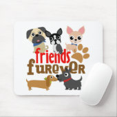 Freunde Furever Hunde Welpen Mousepad (Mit Mouse)