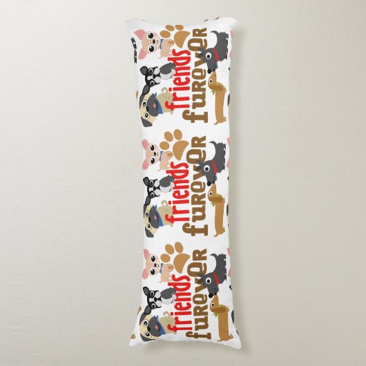 Freunde Furever Hunde Welpen Seitenschläferkissen (Vorderseite Vertikal)