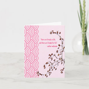 Freunde fürs Leben Japanisch inspirierte Blanko-Gr Karte