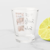 Freunde geben BESTE FREUNDIN Freundschaft Foto Col Schnapsglas (Rückseite)