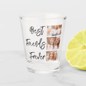 Freunde geben BESTE FREUNDIN Freundschaft Foto Col Schnapsglas (Vorderseite)