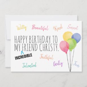 Freunde Geburtstag, Sie sind unglaublich! Karte