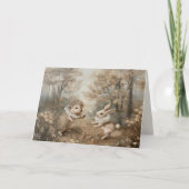 Freunde - geklappte Grußkarte Karte (Vorderseite)