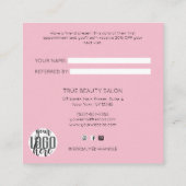 Freunde Gelassen Freunde haben keinen Salon mit sc Empfehlungskarte (Rückseite)