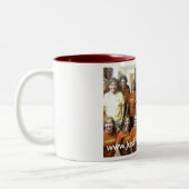 Freunde gerade der Ehrengott-Tasse Zweifarbige Tasse (Links)