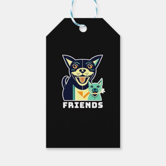 Freunde Geschenkanhänger (Vorderseite)