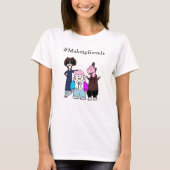 # Freunde gewinnen Crochet buddies Tee (Vorderseite)