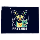 Freunde Große Geschenktüte (Rückseite)
