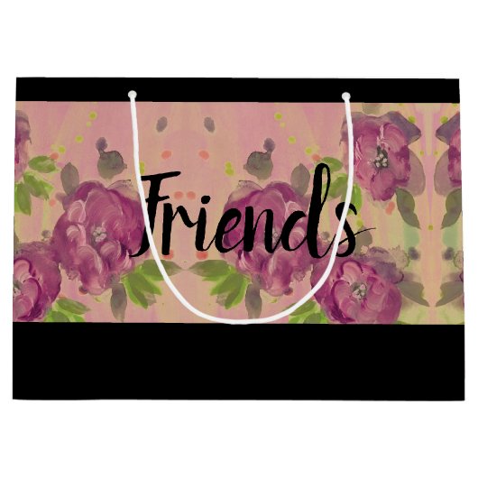 Freunde Große Geschenktüte (Vorderseite)