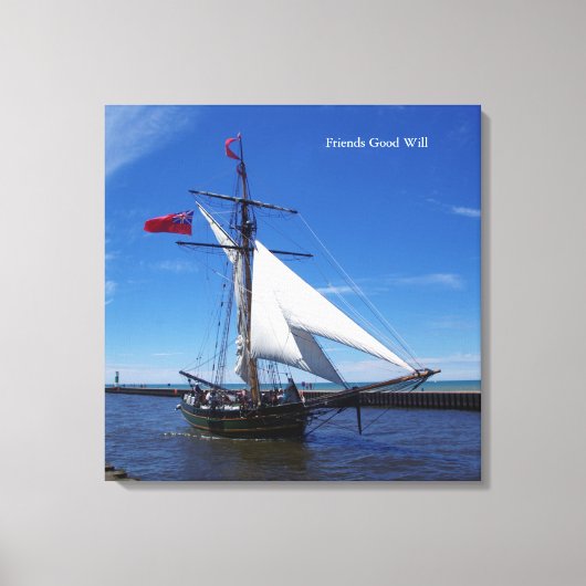 Freunde Gute Lust Leinwand drucken (Vorderseite)