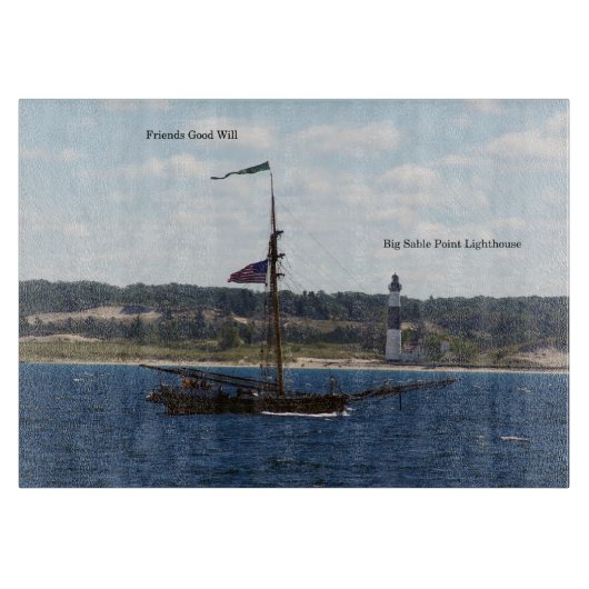 Freunde gute Will & Big Sable Lt Schneidebrett (Vorderseite)