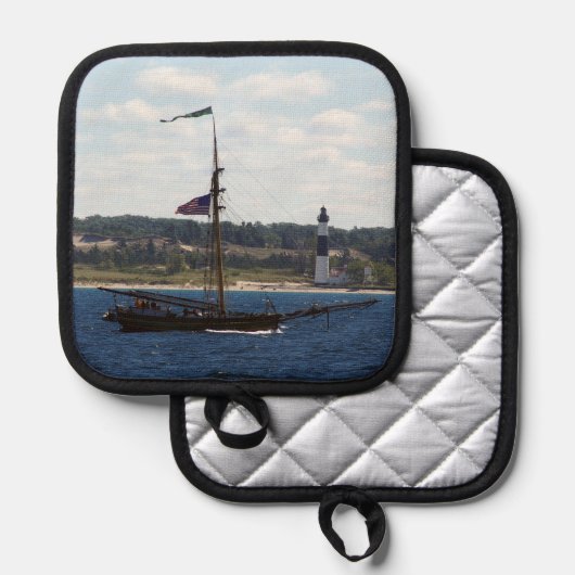 Freunde Guten Willen Großer Leuchtturm Besitzer Topflappen (Vorderseite/Rückseite)