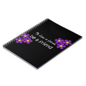 "Freunde haben, Freund sein" - Zitat von Freundsch Notizblock (Linke Seite)