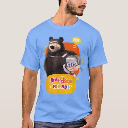 Freunde Hallo lustig T-Shirt (Vorderseite)