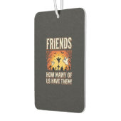 Freunde Halloween Geist Friedhof Design_1 Autolufterfrischer (Links)