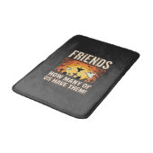 Freunde Halloween Geist Friedhof Design_1 Badematte (Schrägansicht)