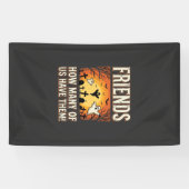 Freunde Halloween Geist Friedhof Design_1 Banner (Horizontal)