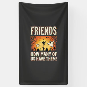 Freunde Halloween Geist Friedhof Design_1 Banner