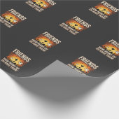 Freunde Halloween Geist Friedhof Design_1 Geschenkpapier (Ecke)