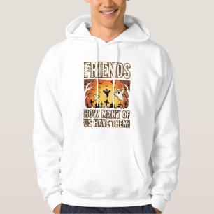 Freunde Halloween Geist Friedhof Design_1 Hoodie