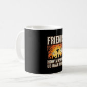 Freunde Halloween Geist Friedhof Design_1 Kaffeetasse (Vorderseite Links)